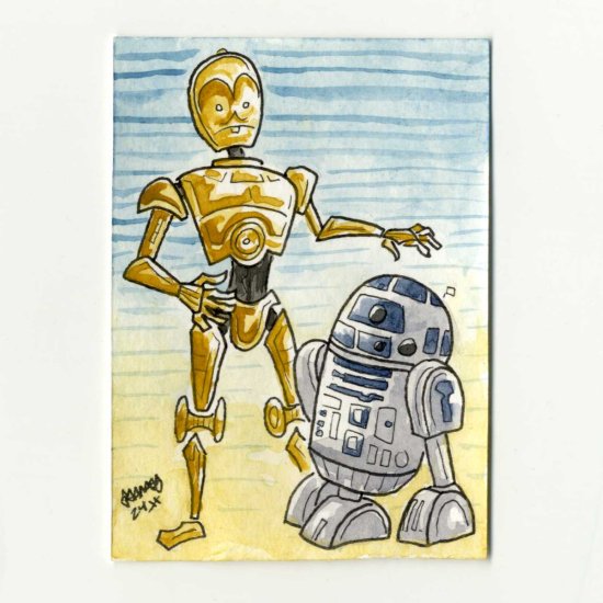"C-3PO and R2D2", 2024