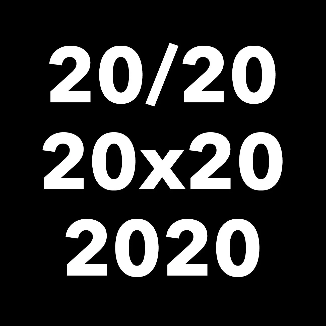 20/20  20x20  2020 | GOST annual group show