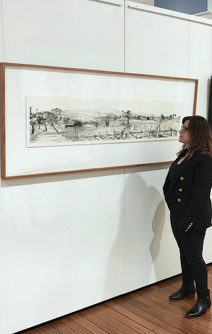 GOST_Finalist Kylie Fogarty with Barton Estate Vista at the 2021 Ravenswood Women's Art Prize.jpg