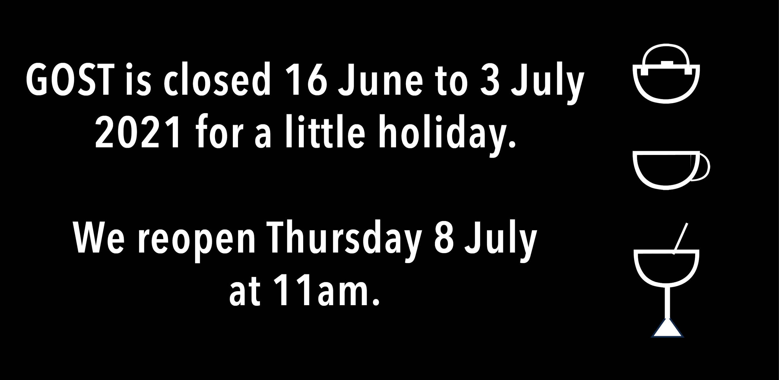 You can still shop online during this period. All purchases can be collected or posted from 8 July onwards. Thanks, Anne
