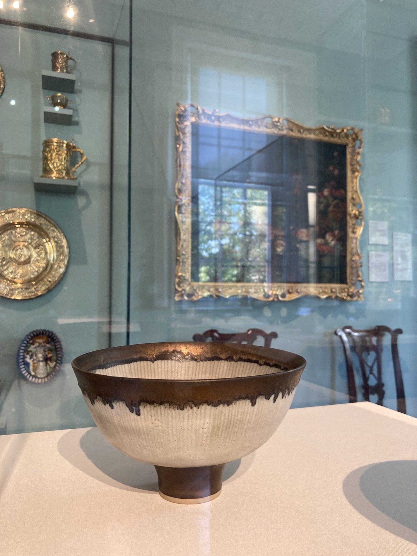 Lucie Rie, inlaid lines bowl