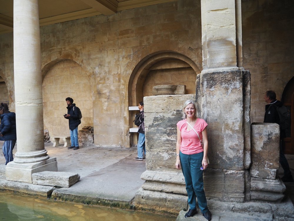 At the Roman baths, Bath