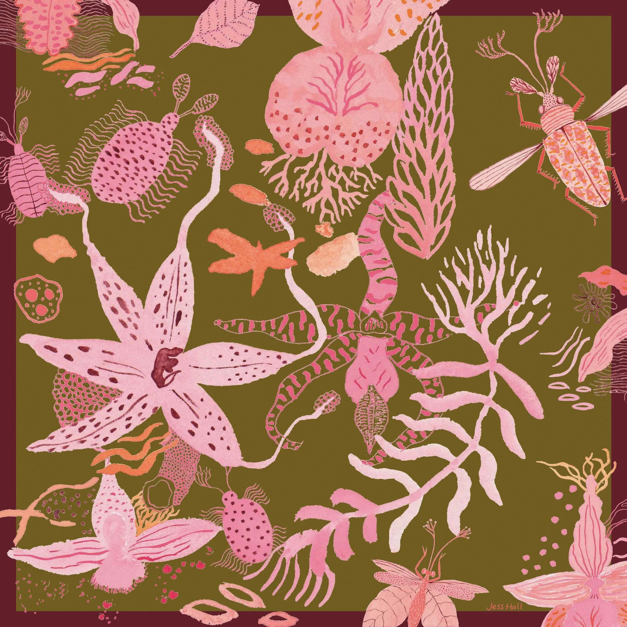 Jess Hall | Silk Scarves