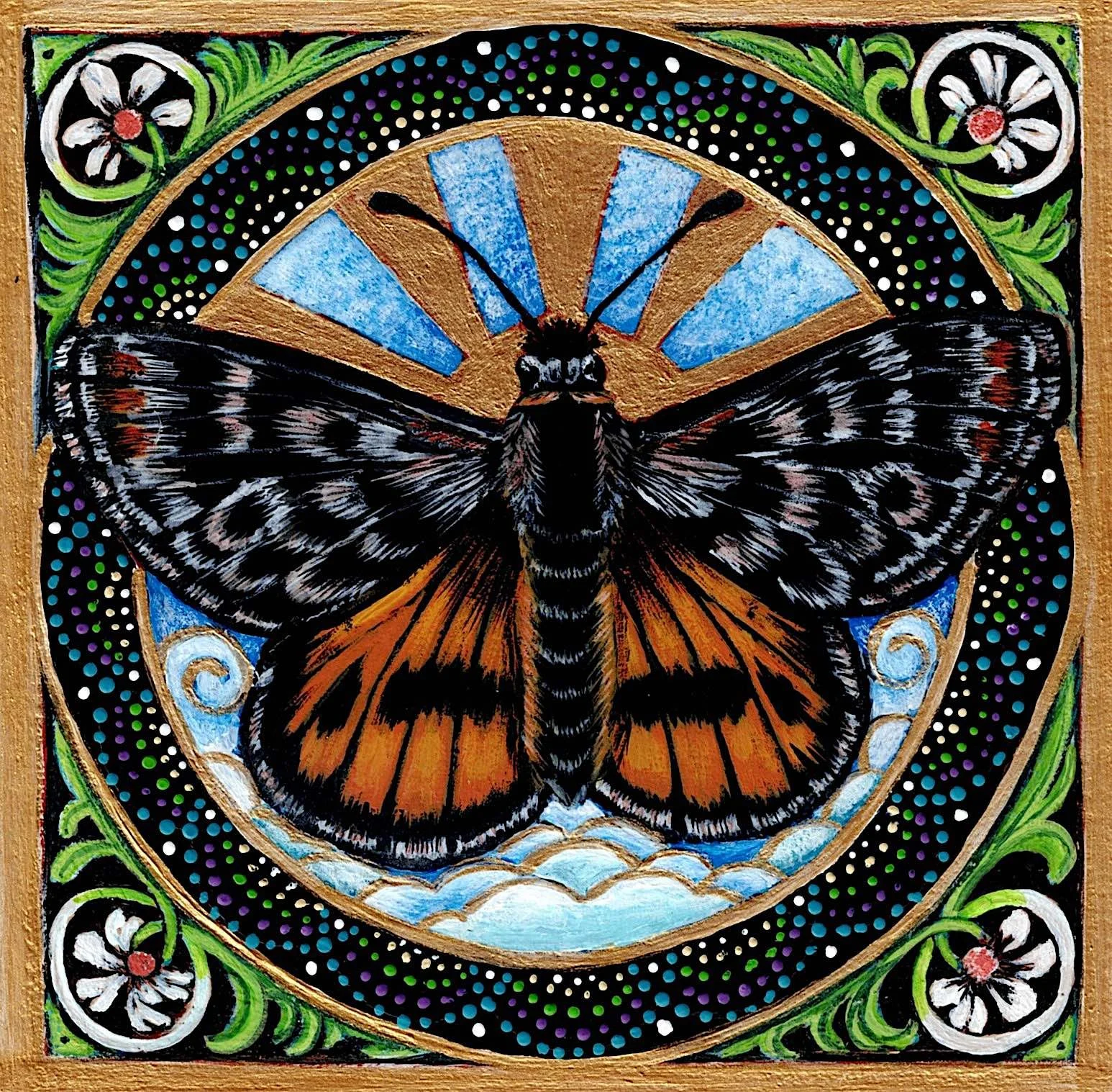 GOST_Sue Ford_Illuminated Golden Sun Moth_Gouche and Powdered Mica_scan_low res.jpg