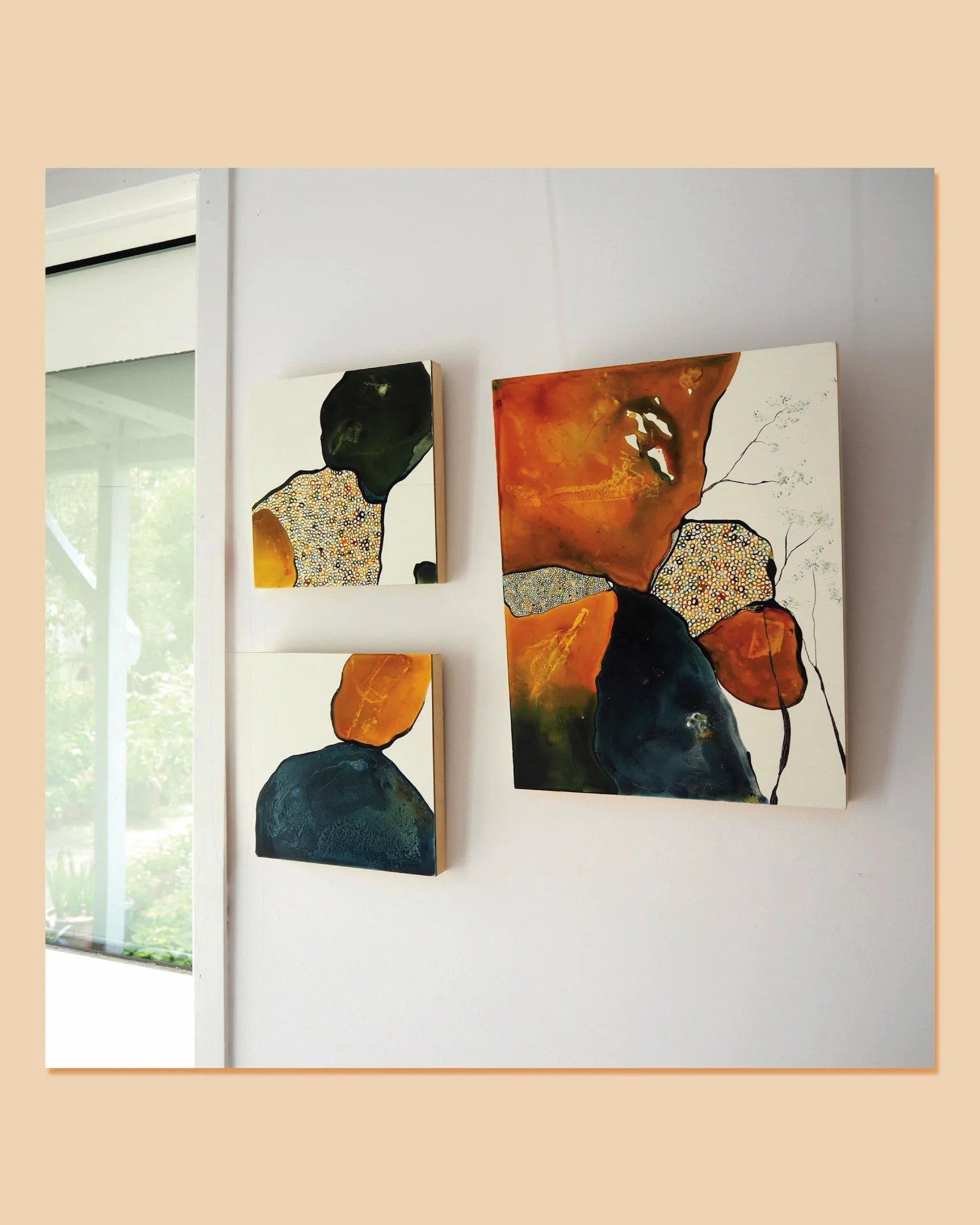 Fiona Chandler | Right Here Right Now | Painting | A Very Merry Christmas Show