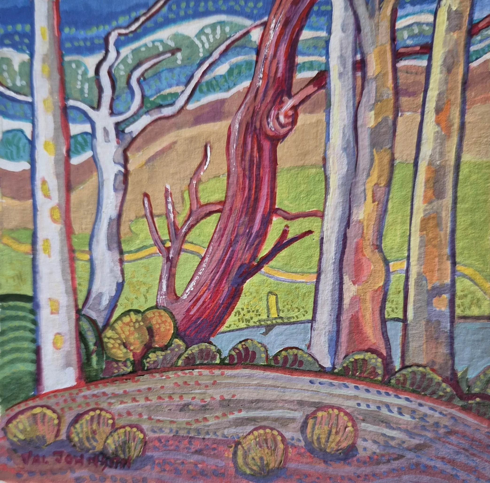 GOST_Val Johnson 'Through the trees' 10x10cm gouache_low res.jpg