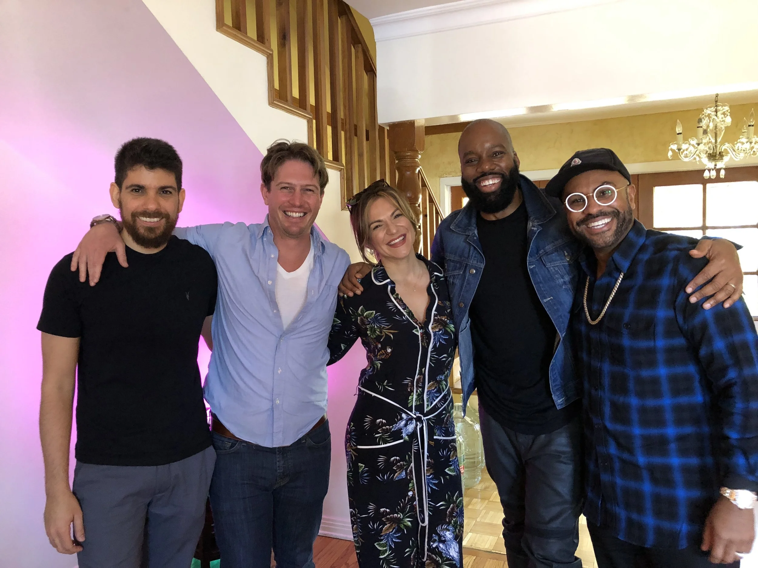 Davy Nathan, Michael Diskint, Shoshana Bean, David Talbert and Philip Lawrence