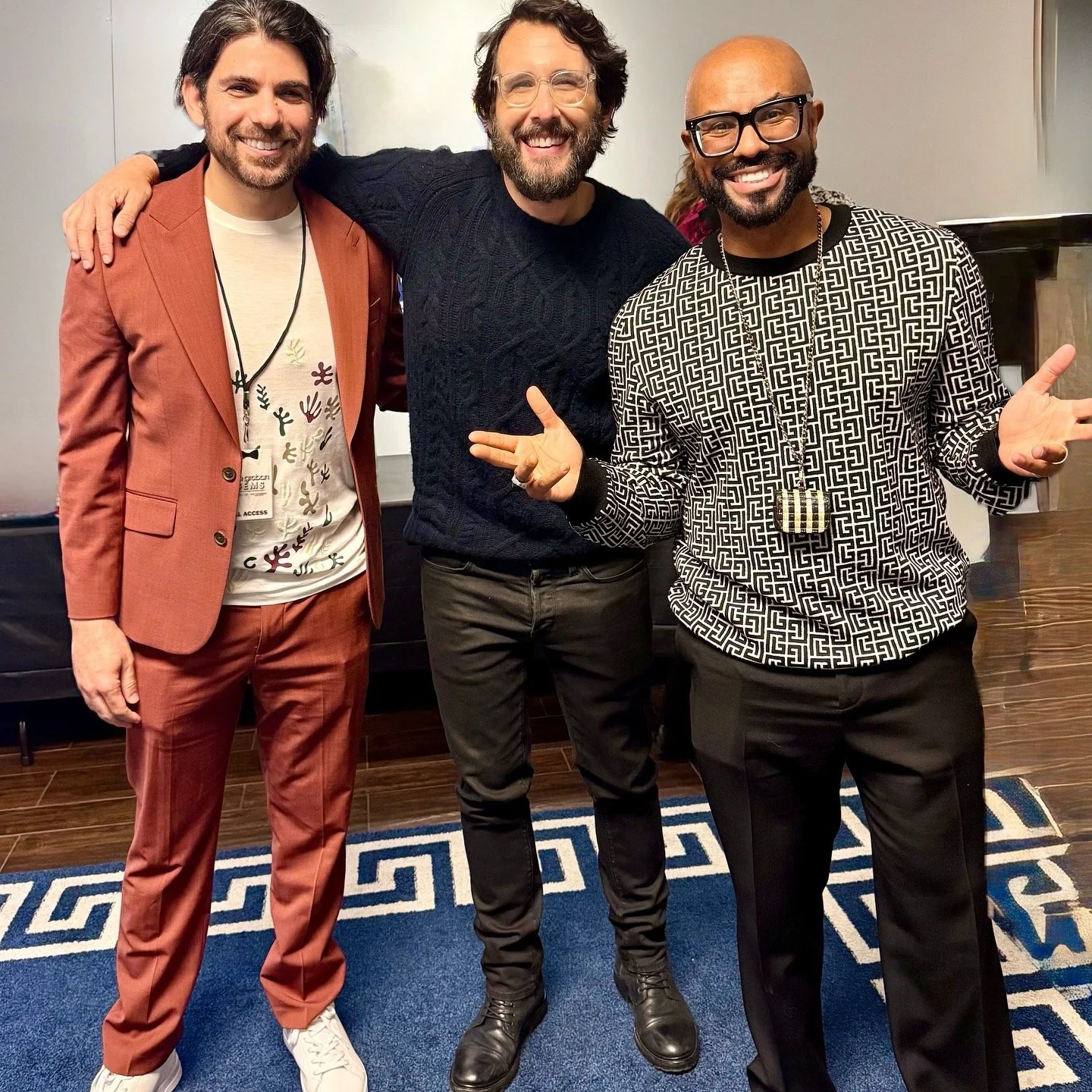 with Phil Lawrence and Josh Groban
