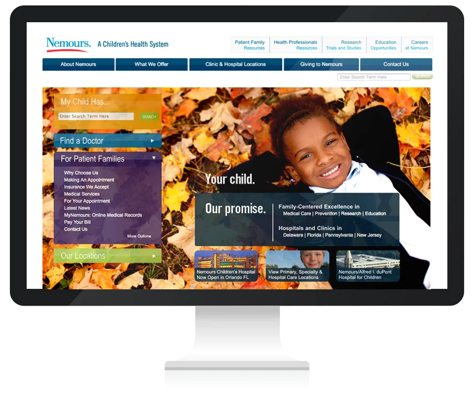 Nemours Digital Branding