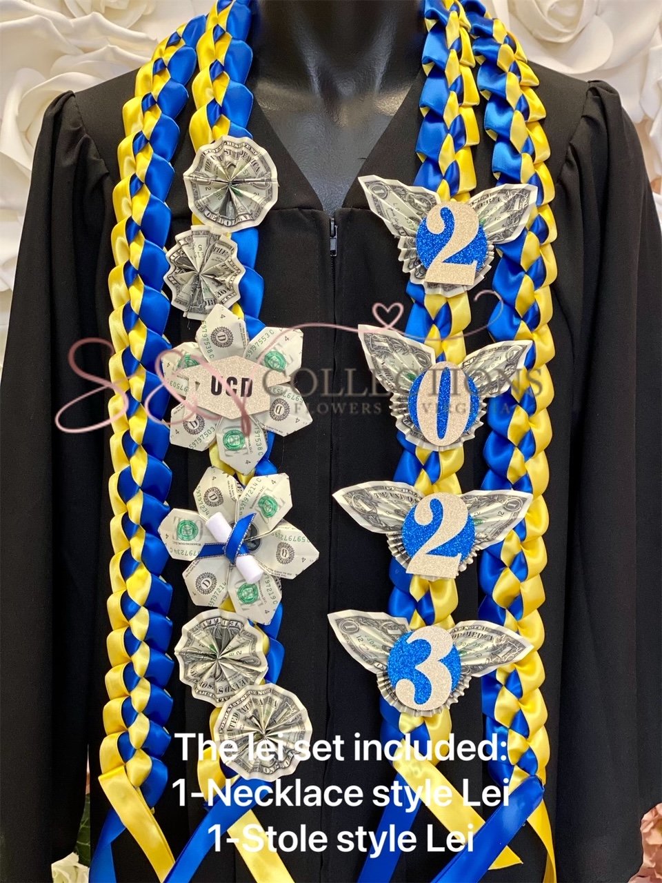 Ribbon Graduation Lei 90 — S & V Collections