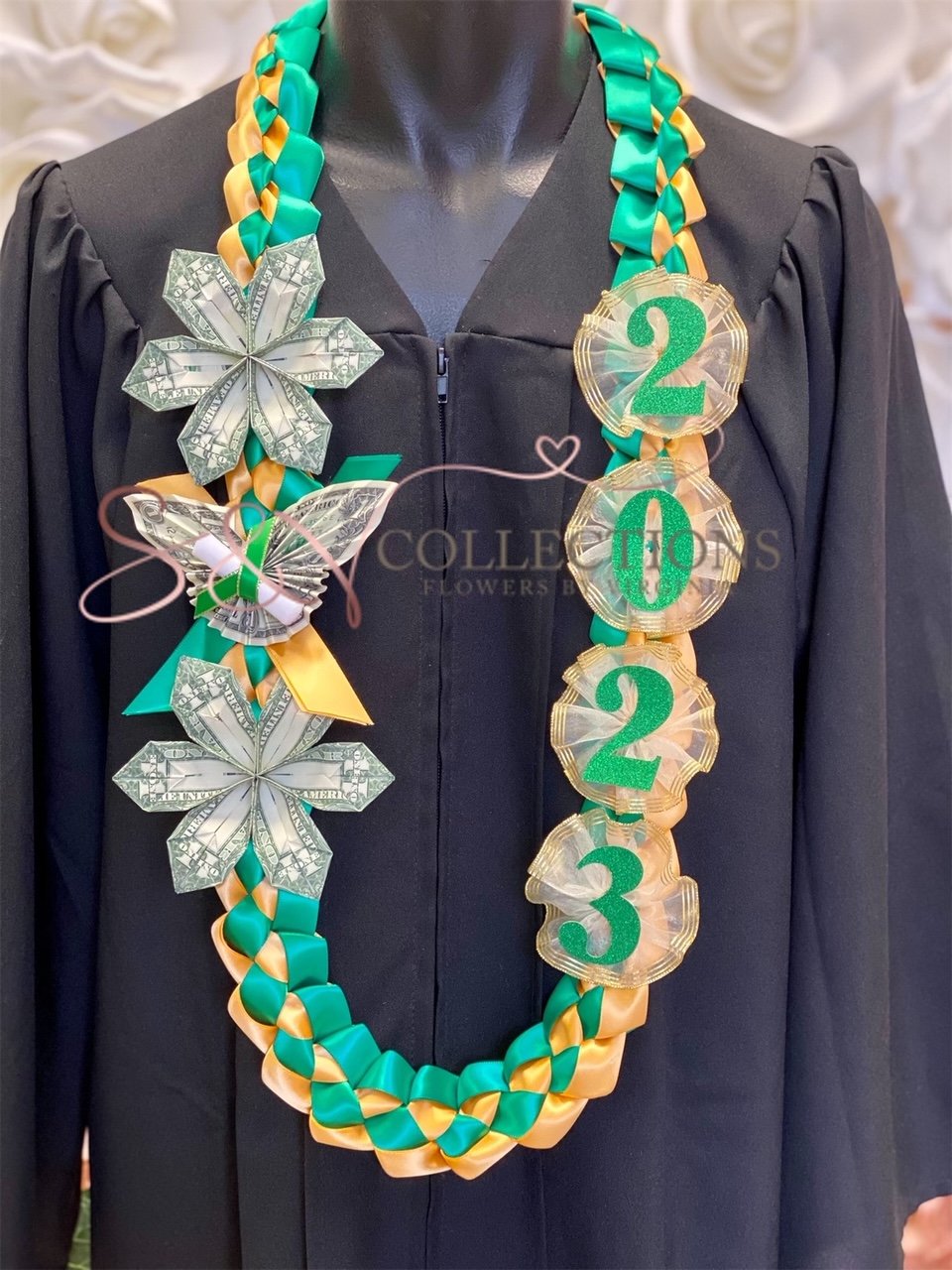 Bold 2024 Money Graduation Lei - #10 — S & V Collections