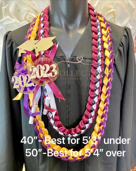 Baseball Ribbon Lei senior Night Graduation Tournaments 