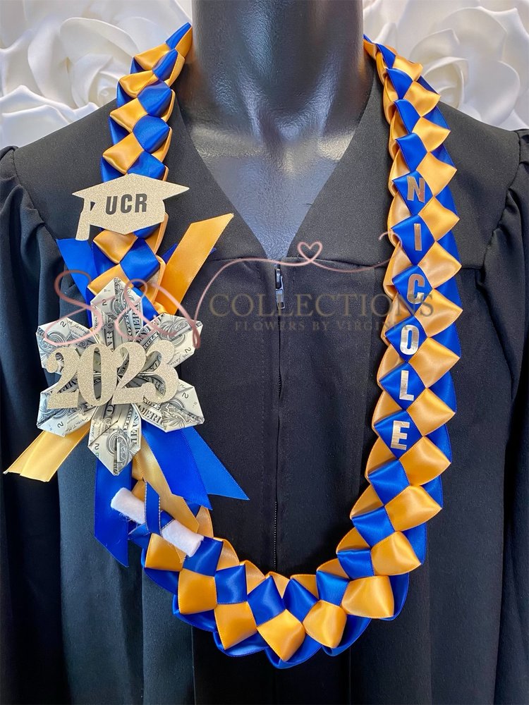Ribbon Graduation Lei - #90 — S & V Collections