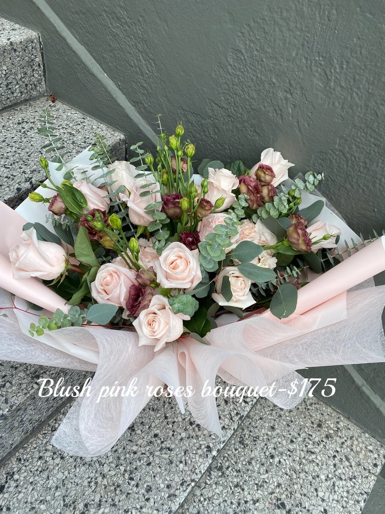 Blush Pink Roses Bouquet