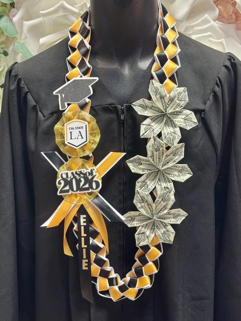 CSU-California State University Graduation Money Leis