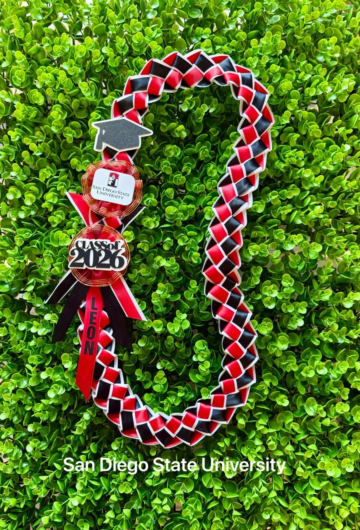 CSU-San Diego State University Graduation Lei