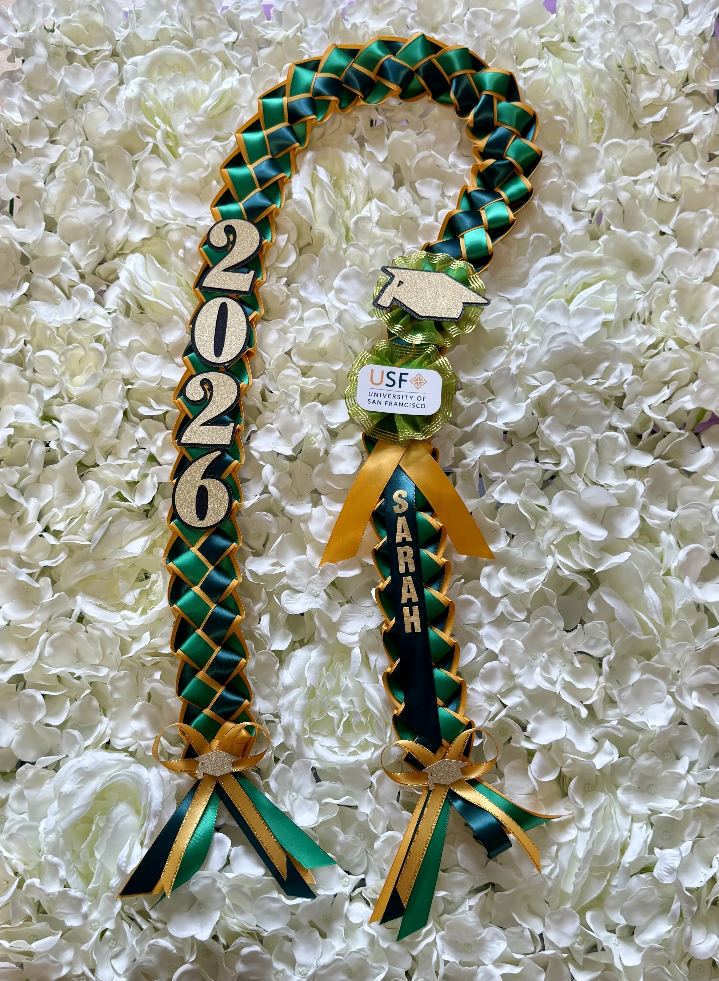 USF-University of San Francisco Graduation Lei
