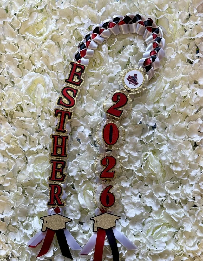 Custom Name Graduation Lei