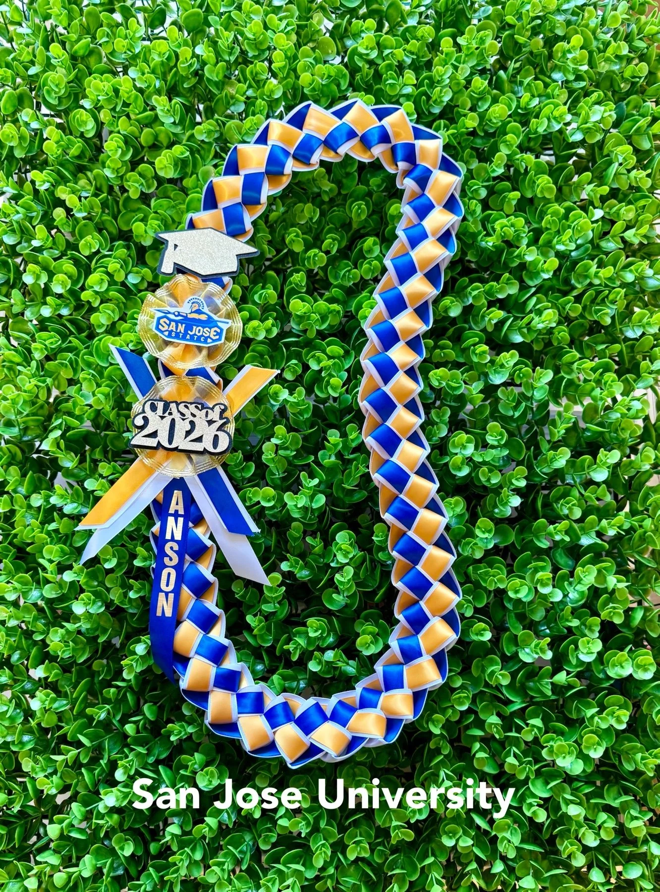 CSU-San Jose State University Graduation Lei
