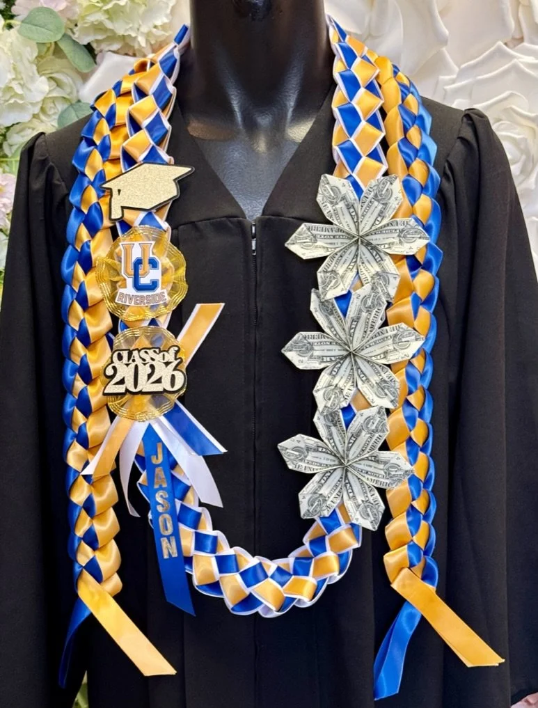 UC Riverside Graduation Lei