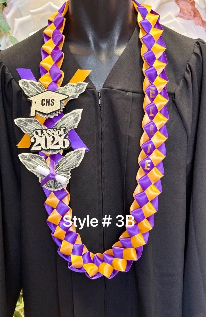 Money Butterflies Graduation Lei  - #94