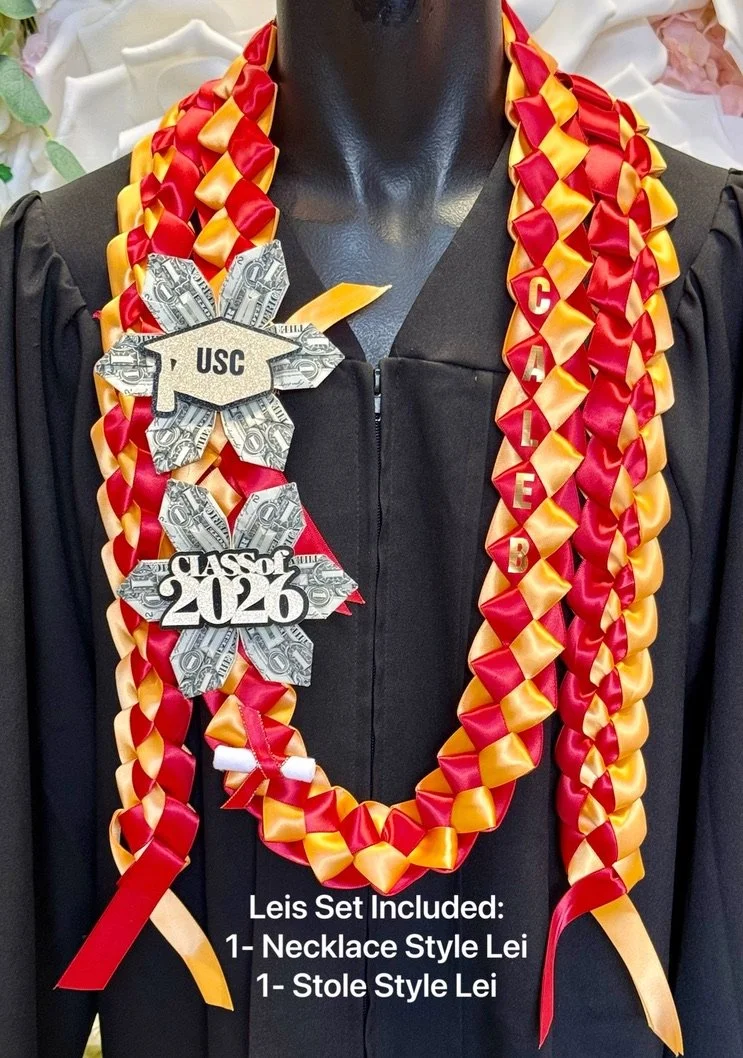Money Flowers Graduation Lei - #95