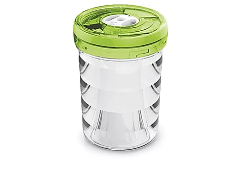 (€59) Cannister Ø 3,5cm-h19,5cm/1,9 liter