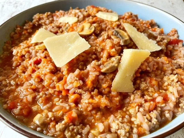 Risotto bolognese