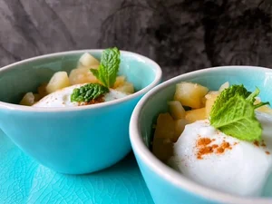 Appel-gembercompote met Skyr