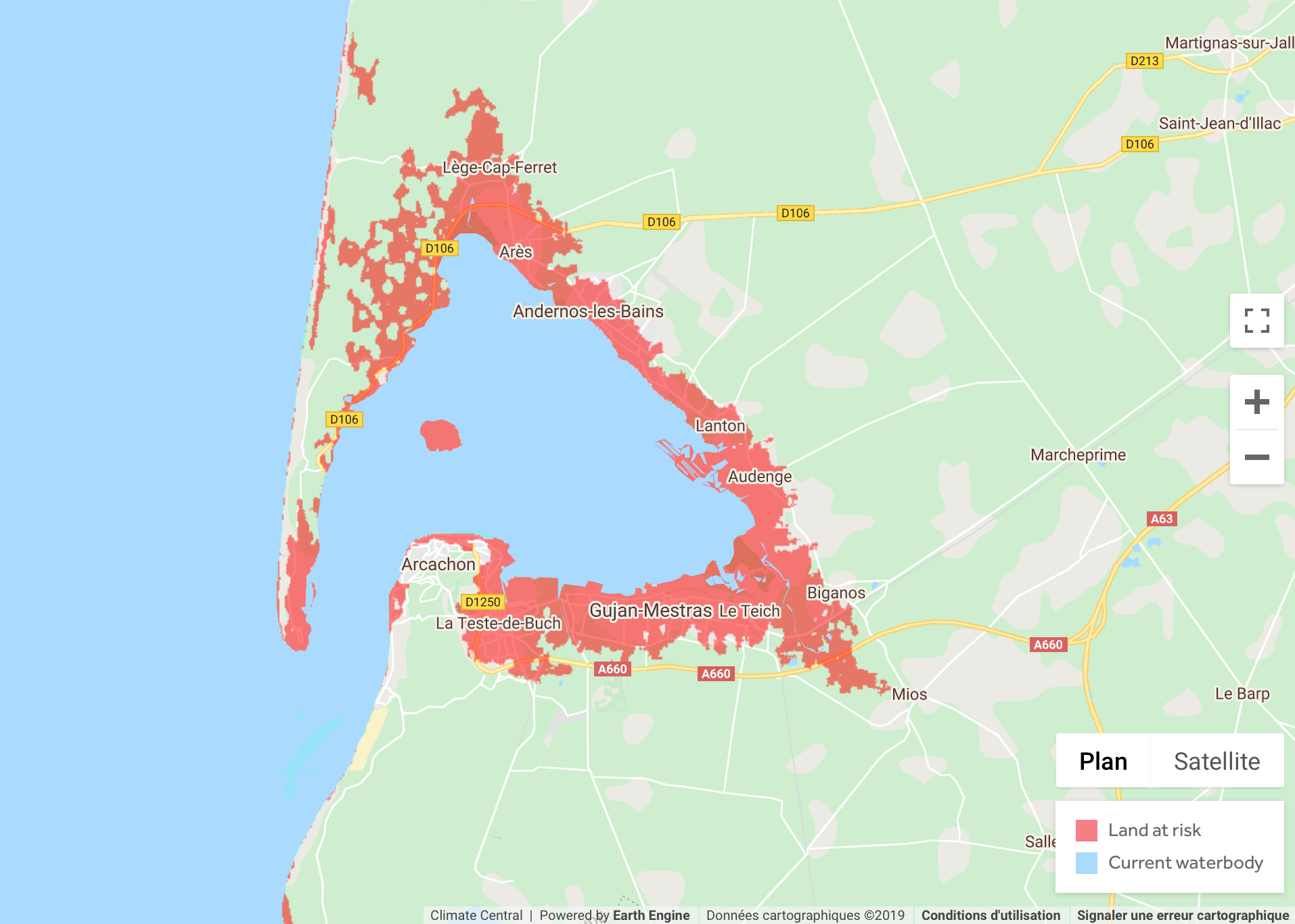 Changement climatique à quoi ressemblera le Bassin d'Arcachon en 2050