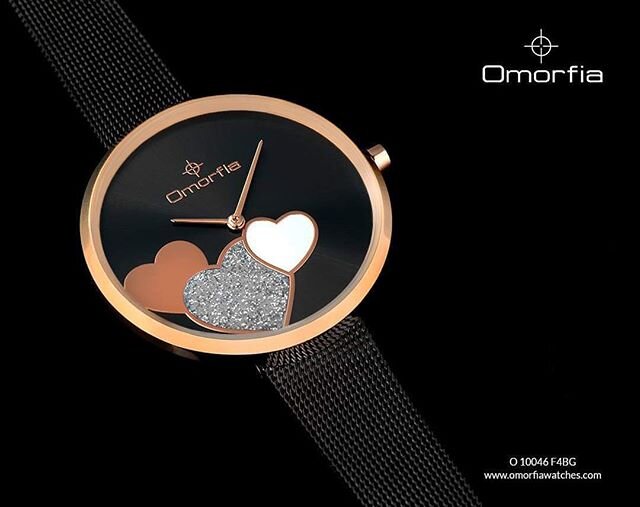 Omorfia&rsquo;s new ladies watch in black mesh &amp; rosegold case. $110, O 10046 F4BG
.
.
.
#Omorfia #Omorfiawatches #blackwatch #ladies #elegance #instyle #watches #Valentines #happyvalentinesday