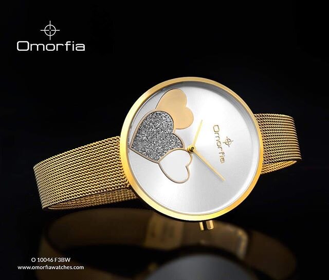 Omorfia&rsquo;s new ladies watch in gold mesh with hearts on dial. 110$, O 10046 F3BW available now
.
.
.
#Omorfia #Omorfiawatches #valentines #valentine #goldwatch #ladieswatch #watches #elegance