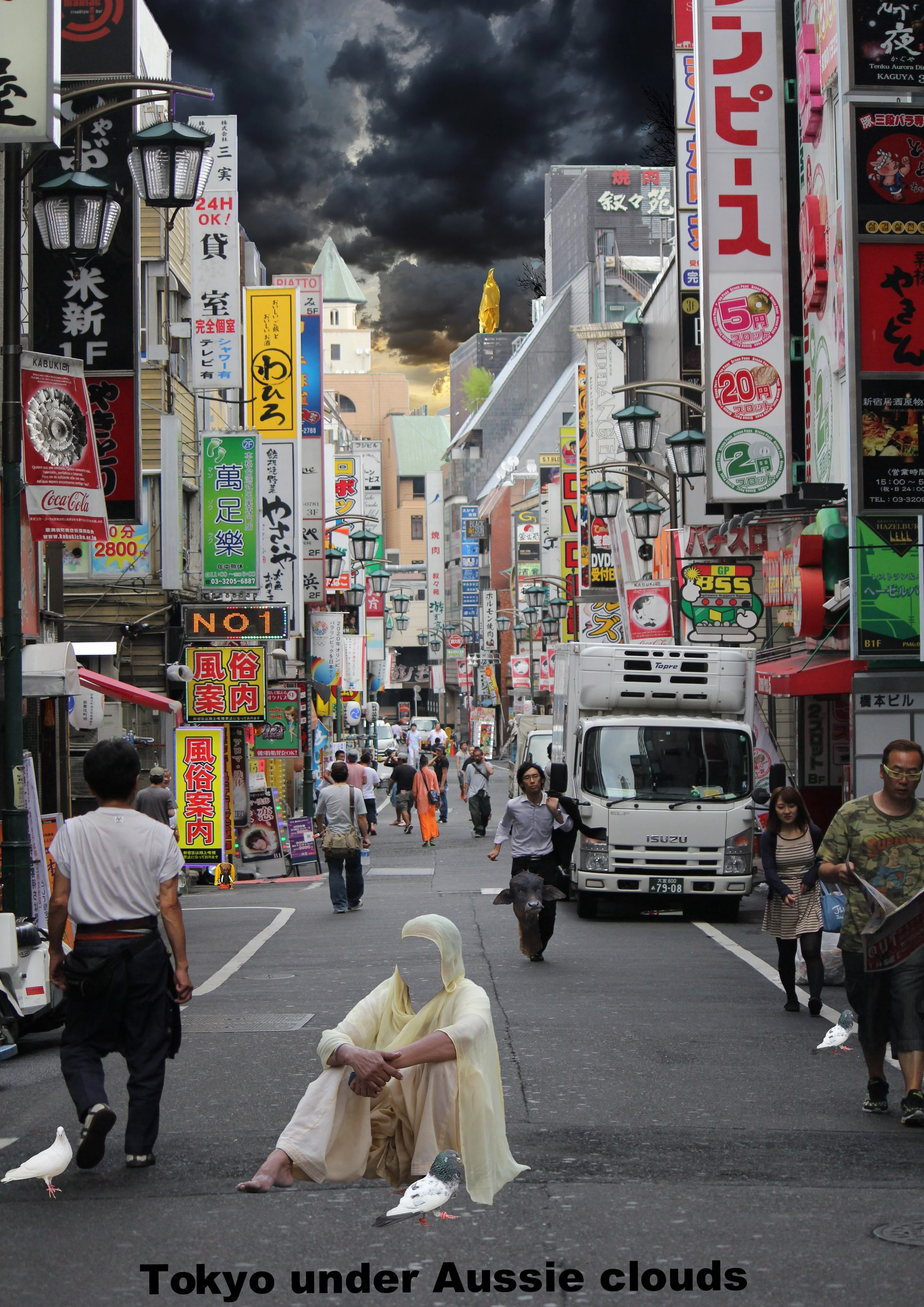 Tokyo under Aussie clouds