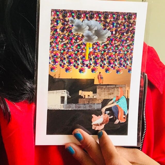 Available for purchase through @incube8r  in Fitzroy ❤️ #nofilter #amardeepshergillartist #kabutar #liminallandscape #punjab #aussieclouds #singapore #garlands #larian #kabutar #contemporaryart #australianartist #contrmporaryaustralianartist #melbour