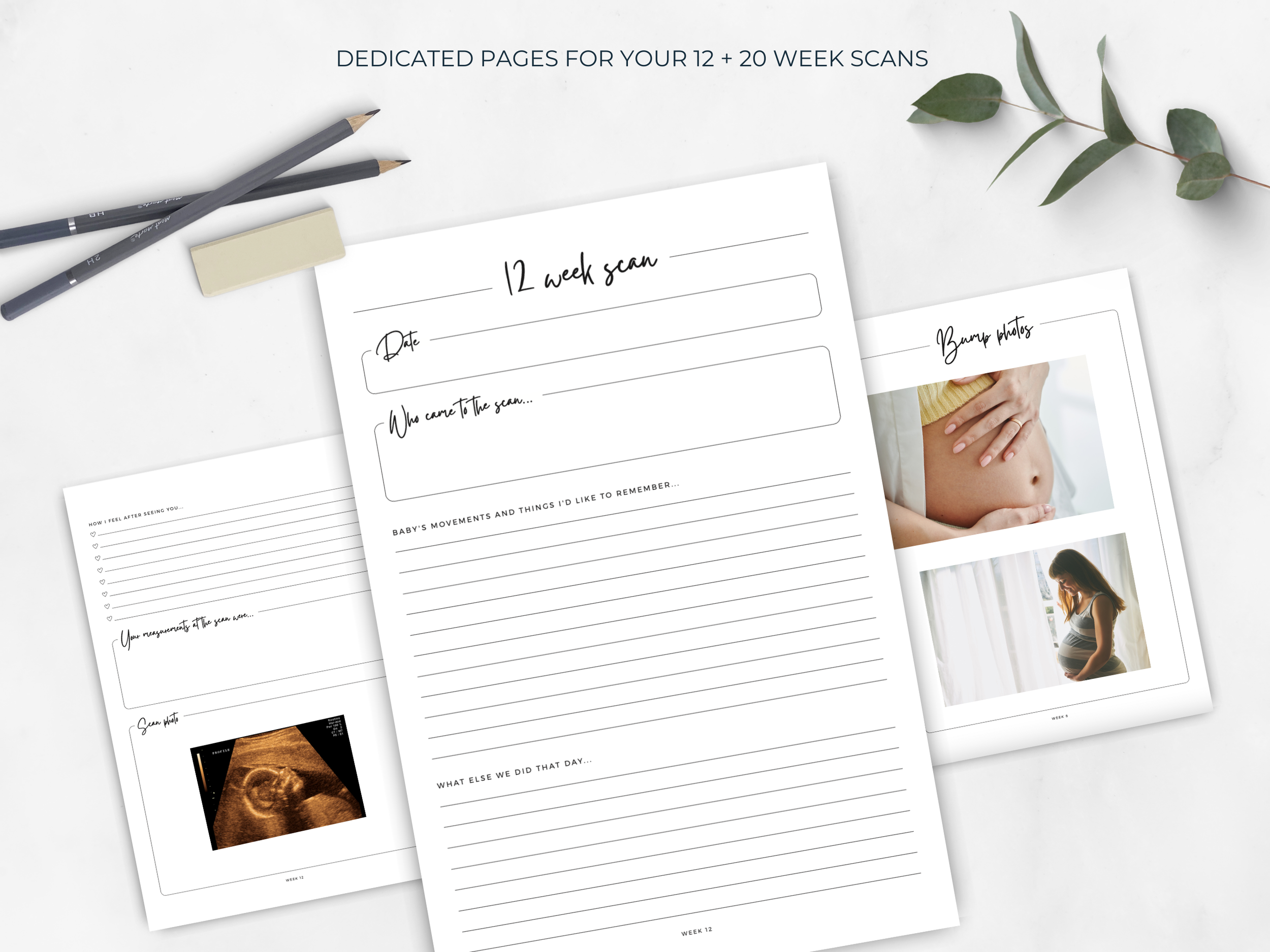 Printable Weekly Pregnancy Journal — Mama Journals