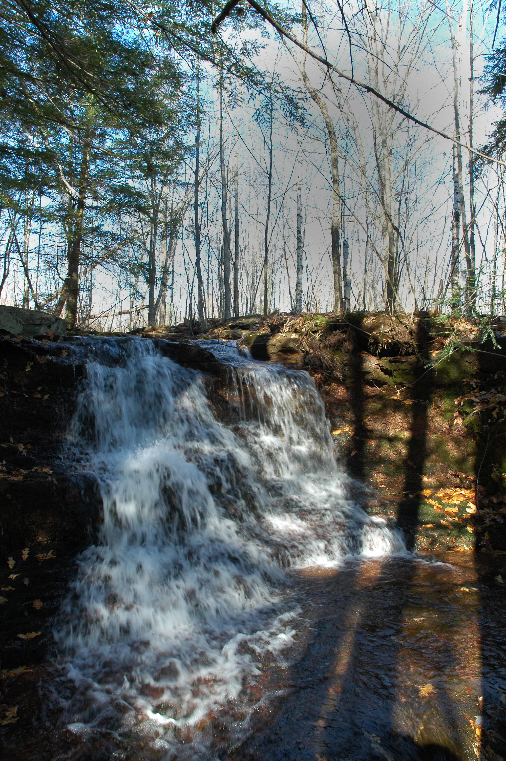 Hudson Hollow waterfall