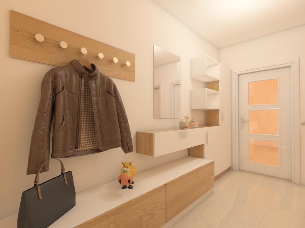 Entrance hall apartment interior Vratsa