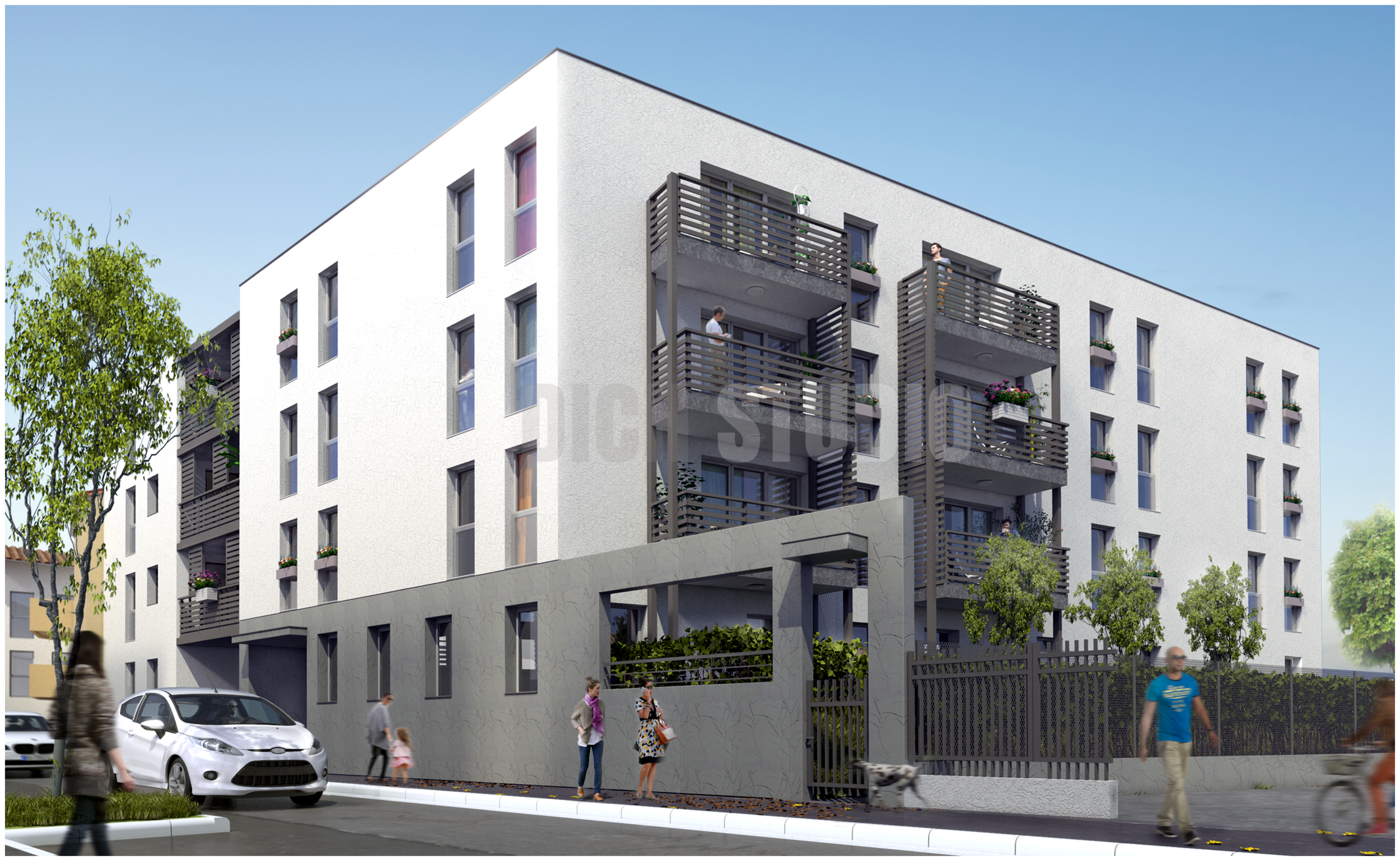 Residential building, Vaulx-en-Velin, Lyon