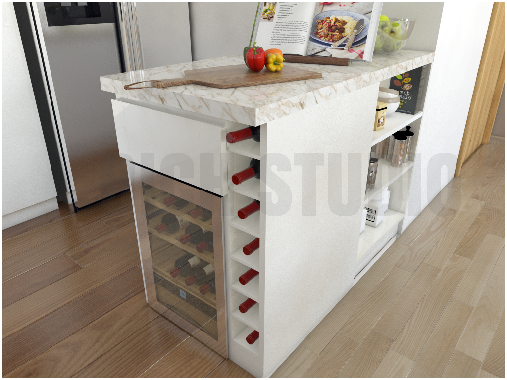 Kitchen island design Tarnovo 