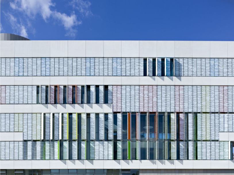 Училище Ørestad College, проект на 3XN Architects, 2005 (Копенхаген, Дания)