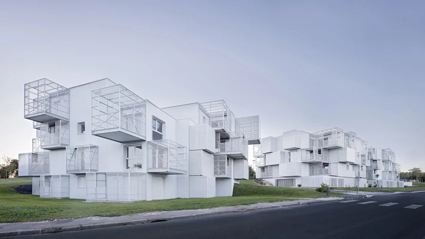 Жилищни резиденции La Garenne - Saintes ; архитекти - POGGI Architecture mandataire & MORE Architecture associés; Фото: Javier Sevillas Callejas