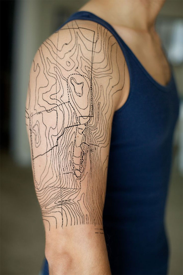  landscape terrain architecture tatoo arm 