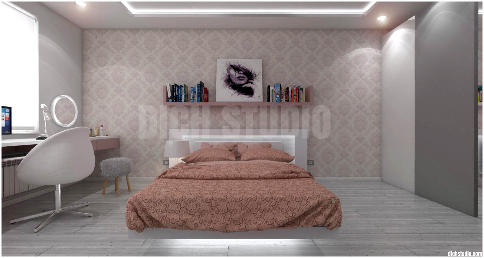 pink bedroom idea