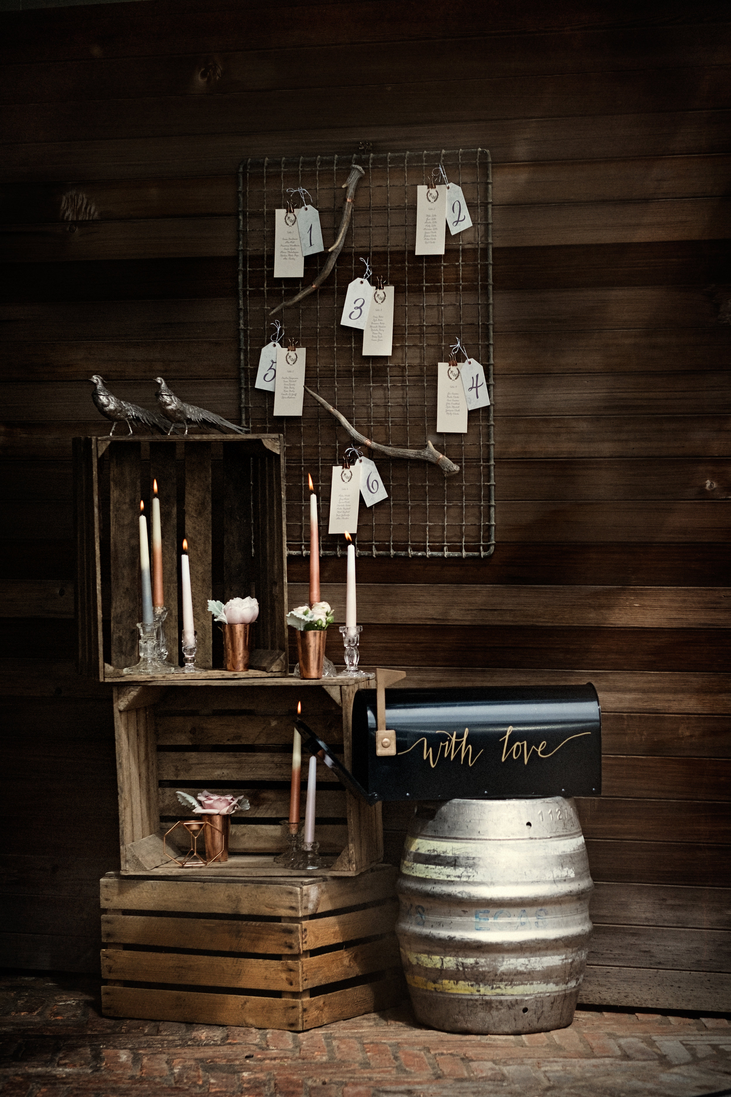 Wire mesh table plan