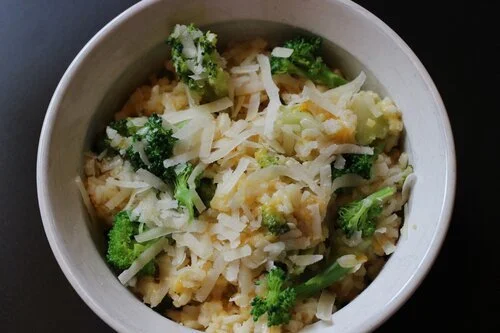 Deep Dish Cheesy Broccoli & Rice