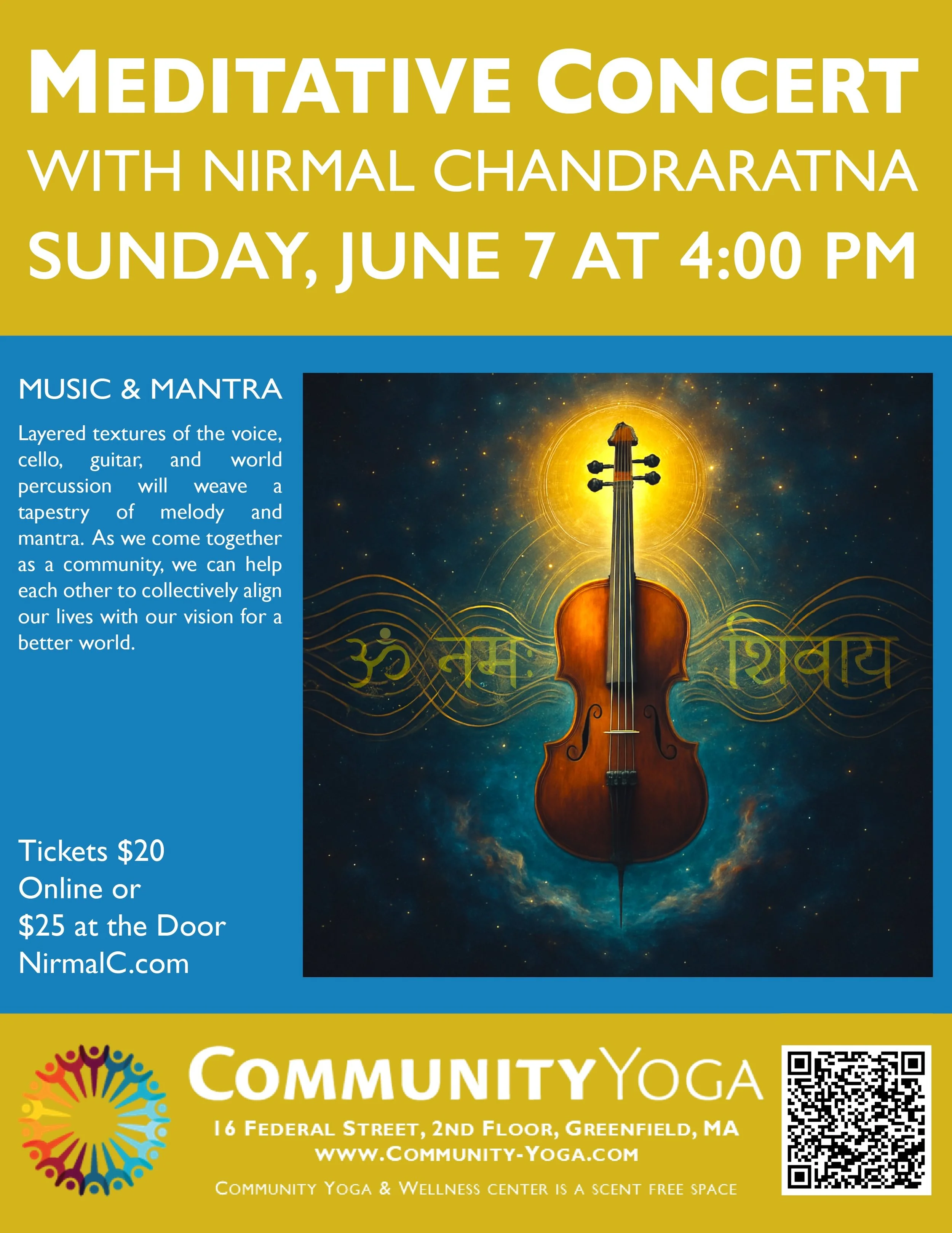 A Meditative Concert: Music &amp; Mantra with Nirmal Chandraratna