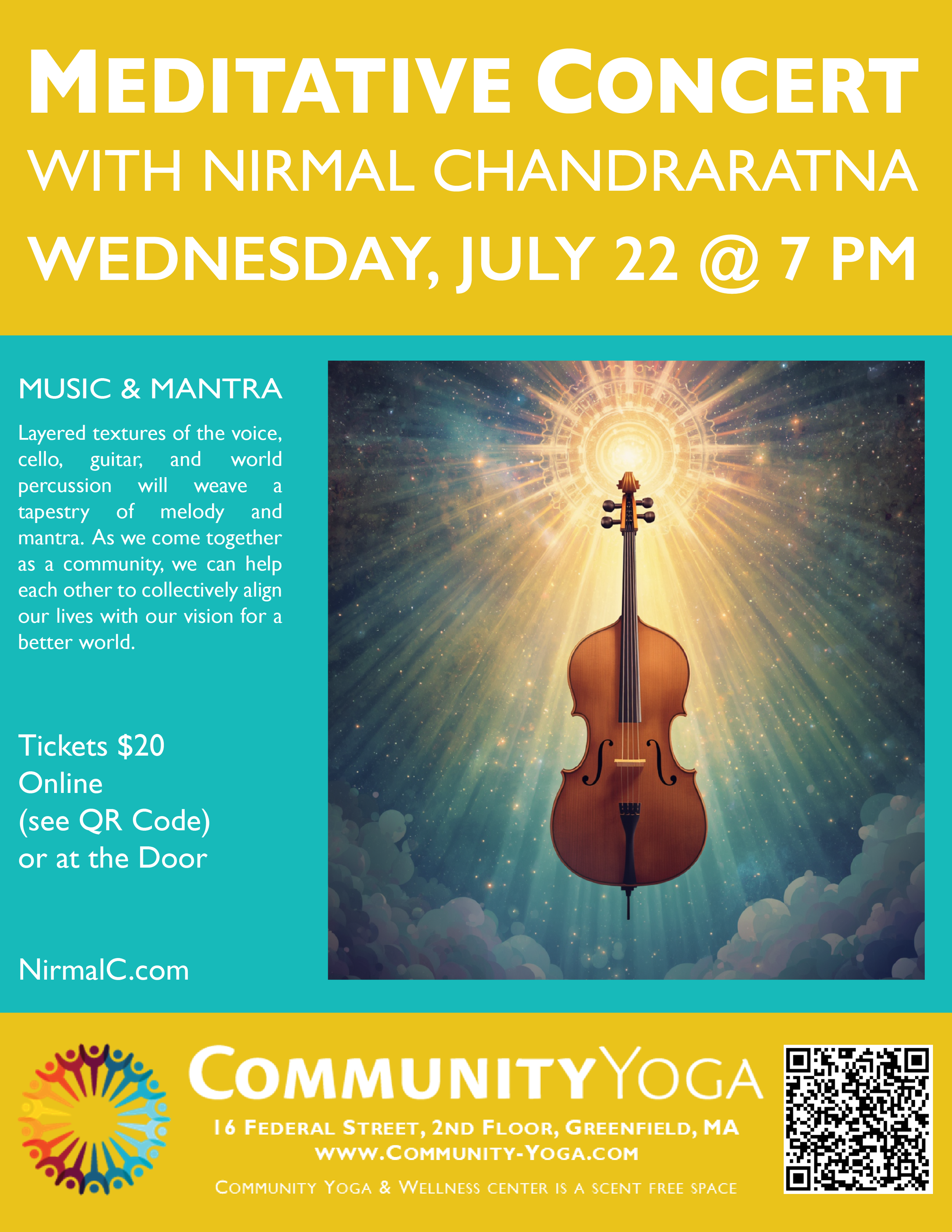 A Meditative Concert: Music &amp; Mantra with Nirmal Chandraratna