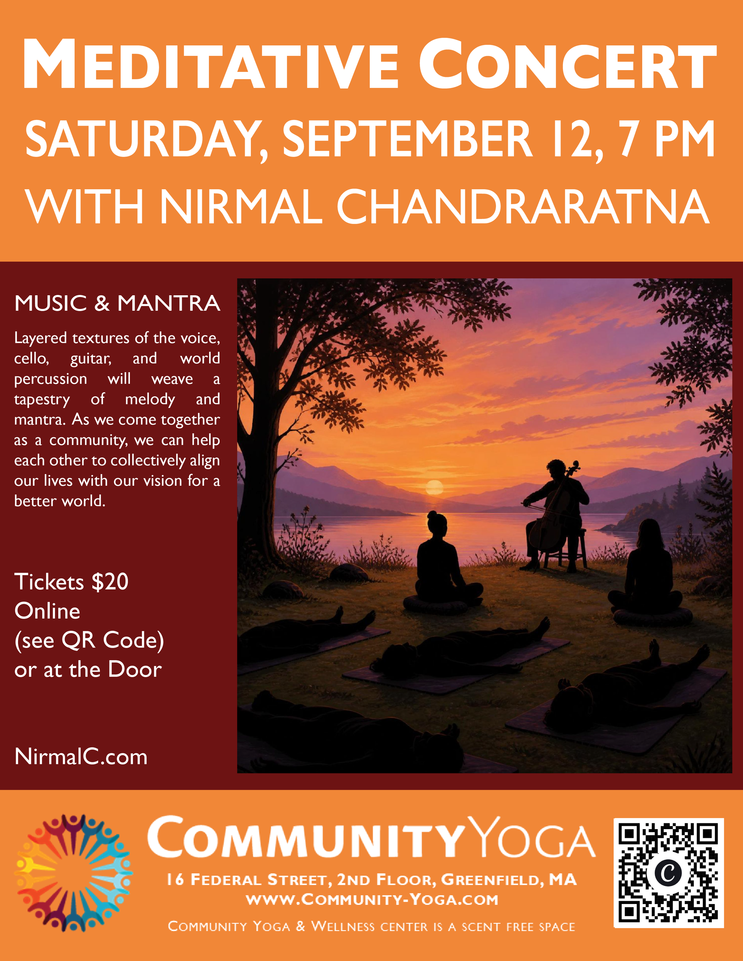 A Meditative Concert: Music &amp; Mantra with Nirmal Chandraratna