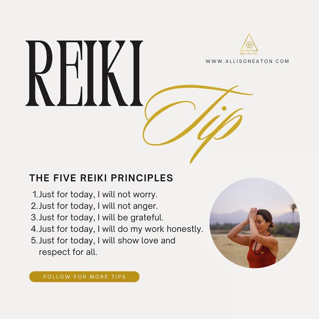 The Five Reiki Principles were taught by Dr. Mikao Usui Sensei, who is the root lineage teacher of most modern Reiki systems taught in the world today. These affirmations open the Reiki channel and prepare the body to receive high frequency light use