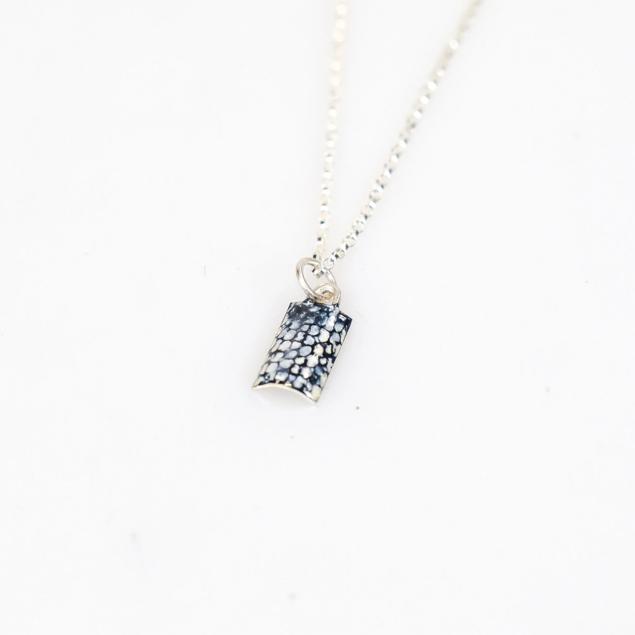Small Rectangle Curved Necklace - Blue.jpg
